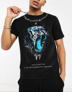FesFas tiger-print T-shirt | Black | Men