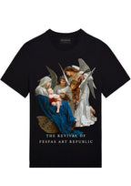 FesFas angels-print T-shirt | Black