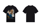FesFas angels-print T-shirt | Black