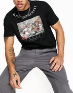 FesFas graphic-print T-shirt | Black