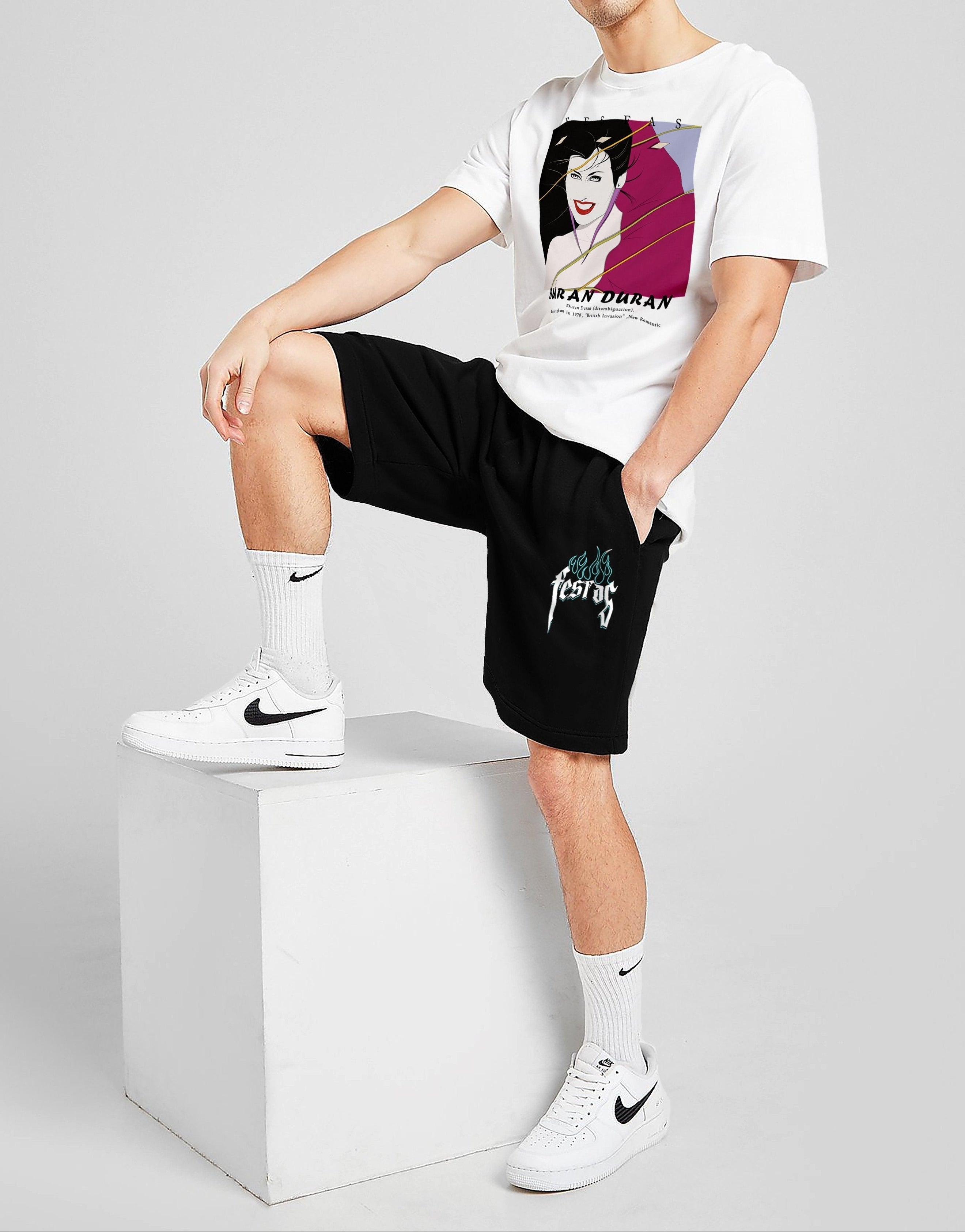 FesFas graphic-print T-shirt | White