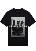 FesFas doberman-print T-shirt | Black
