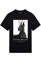 FesFas doberman-print T-shirt | Black