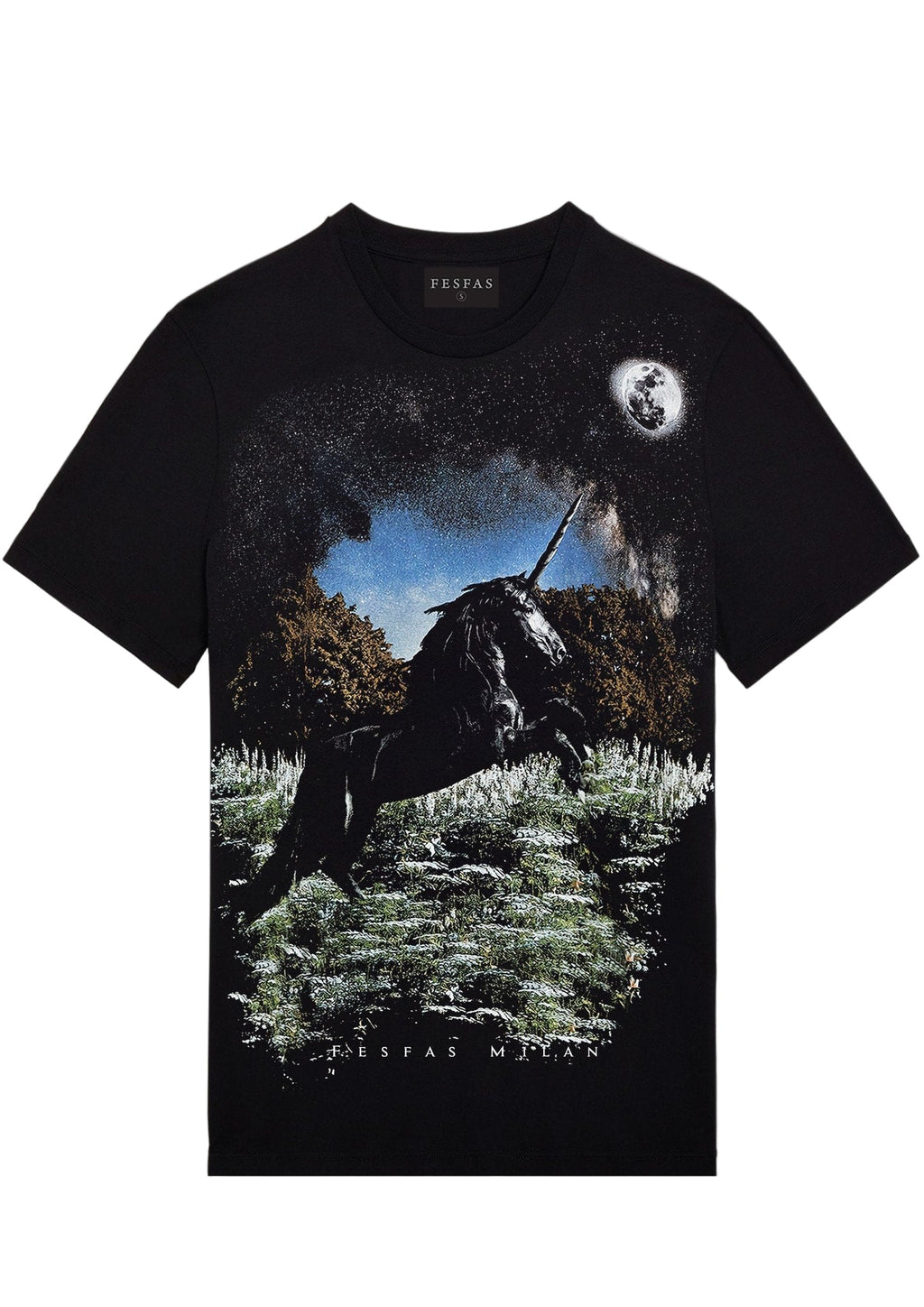 FesFas Horse-print T-shirt | Black