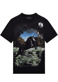 FesFas Horse-print T-shirt | Black