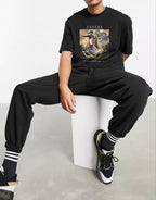 FesFas Horse-print T-shirt | Black