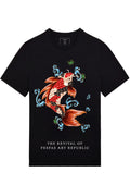 FesFas Fish-print T-shirt | Black