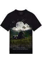 FesFas Horse-print T-shirt | Black