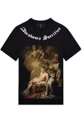 FesFas art paintings-print T-shirt | Black