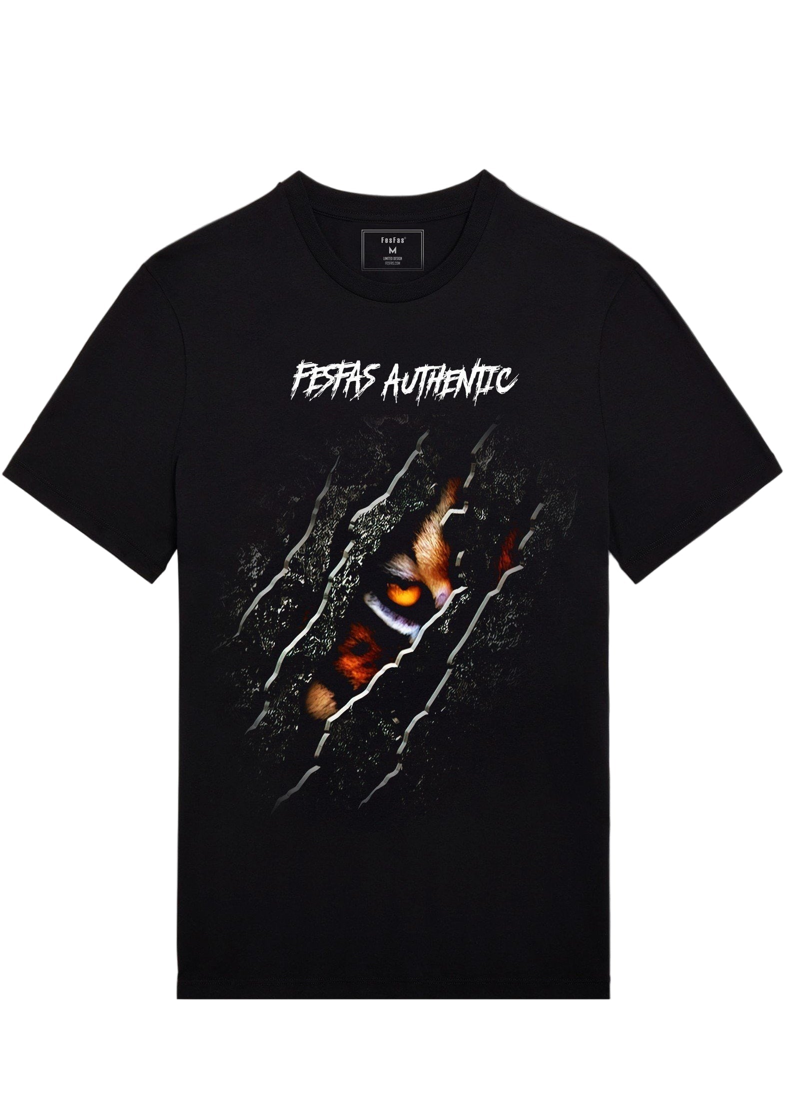 FesFas Eye-print T-shirt | Black