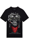 FesFas Monkey-print T-shirt | Black