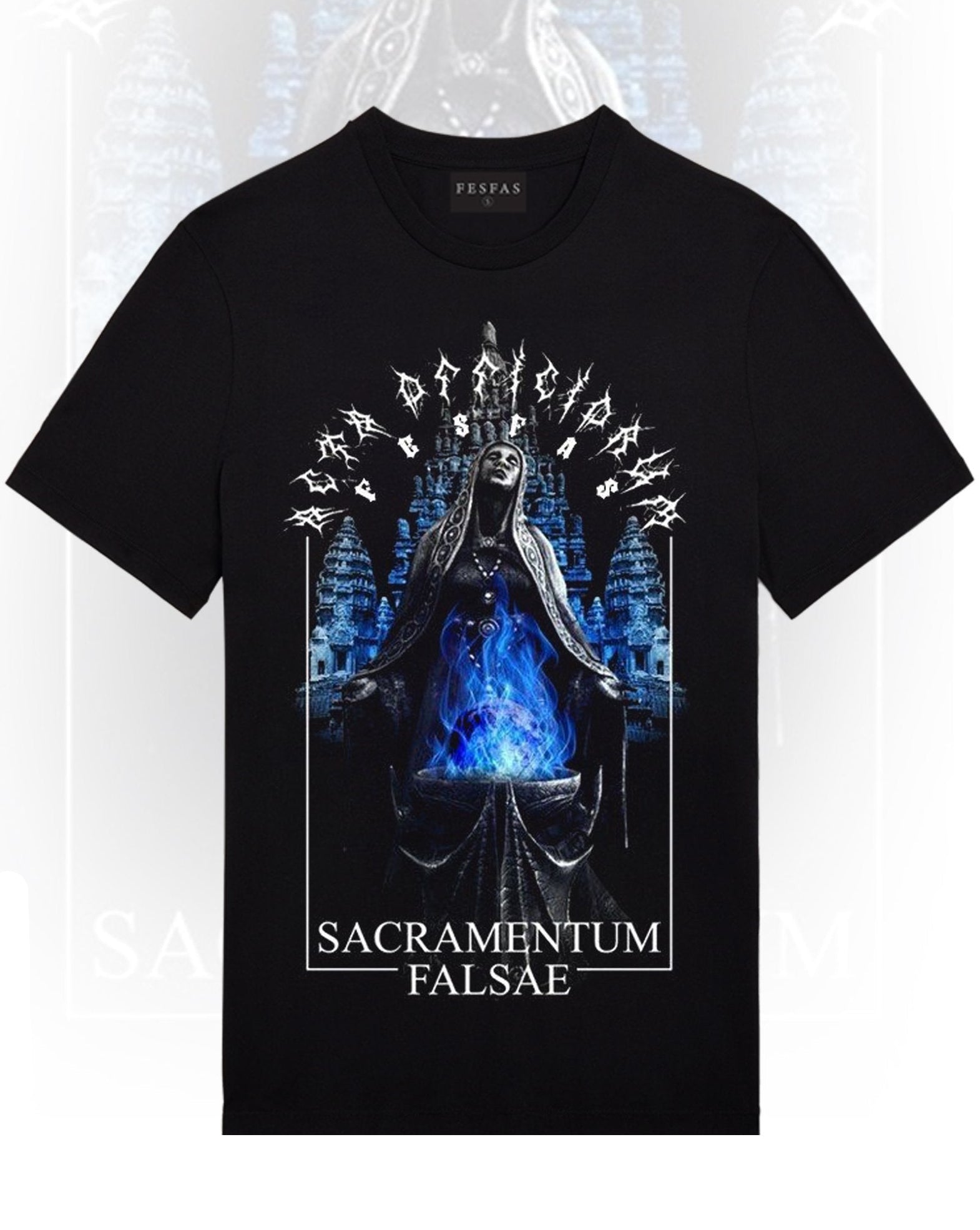 FesFas Easter-print T-shirt | Black