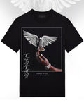 FesFas Peace-print T-shirt | Black