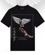FesFas Peace-print T-shirt | Black