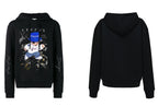 FesFas Hiphop Bear-print Hoodie | Black