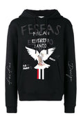 FesFas dove-print Hoodie | Black