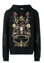 FesFas Glorious Deur-print Hoodie | Black