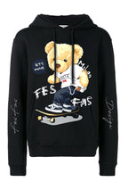 FesFas Skateboard Bear-print Hoodie | Black