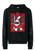 FesFas Never Give Up-print Hoodie | Black