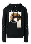 FesFas Dog selfie-print Hoodie | Black