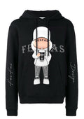 FesFas Cool Boy-print Hoodie | Black