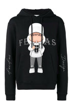 FesFas Cool Boy-print Hoodie | Black