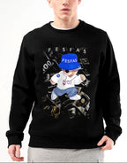 FesFas Bear-print Sweatshirt | Black