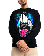 FesFas Shark-print Sweatshirt | Black