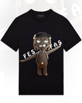 FesFas Ragatha-print T-shirt | Black