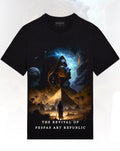 FesFas Mystical-print T-shirt | Black