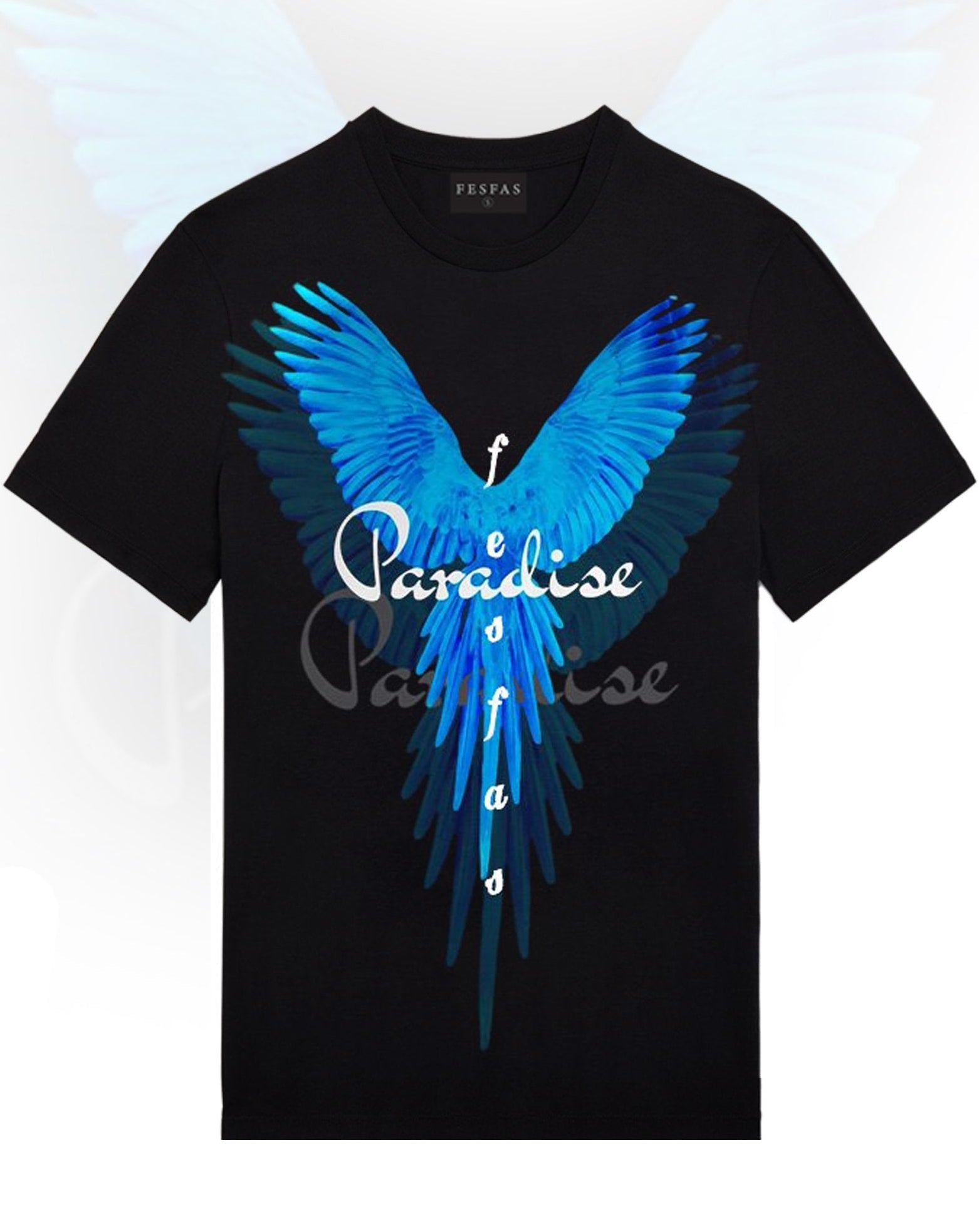 FesFas Eagle-print T-shirt | Black