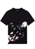 FesFas Pet-print T-shirt | Black