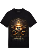 FesFas "Eye of Ra"-print T-shirt | Black