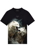 FesFas Wolf-print T-shirt | Black