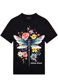 FesFas Dragonfly-print T-shirt | Black