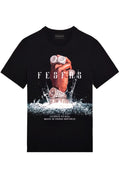 FesFas Hand-print T-shirt | Black