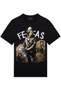 FesFas Men-print T-shirt | Black