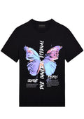 FesFas Butterfly-print T-shirt | Black