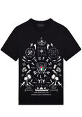 FesFas graphic-print T-shirt | Black