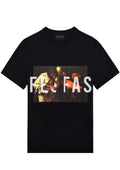 FesFas renaissance-print T-shirt | Black