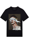 FesFas canvas-print T-shirt | Black