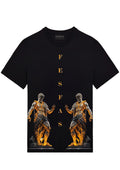 FesFas combatant-print T-shirt | Black | Men