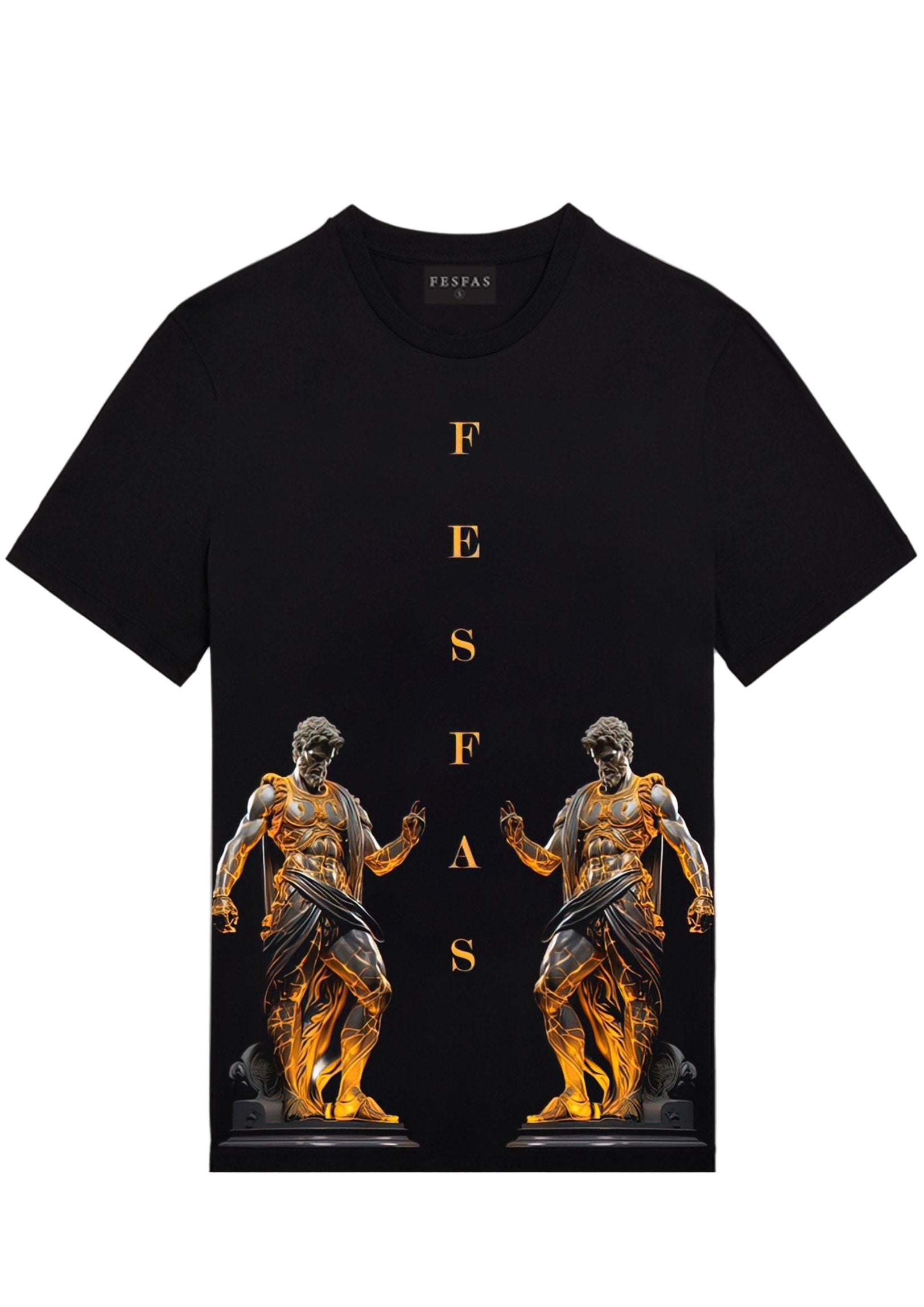 FesFas combatant-print T-shirt | Black | Men