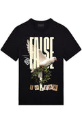 FesFas dove-print T-shirt | Black