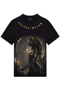 FesFas anubis-print T-shirt | Black
