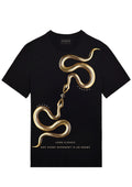 FesFas snake-print T-shirt | Black