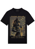 FesFas anubis-print T-shirt | Black