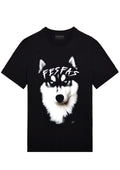 FesFas husky-print T-shirt | Black