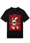 FesFas rabbit-print T-shirt | Black
