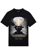 FesFas sheep-print T-shirt | Black